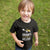 Gramps and Gramps Little Helper_short sleeve Graphic Matching T-Shirts for Grandpa and Grandchild_Farm style with Tractor_Black color with Grandchild at TeeLikeYou.com