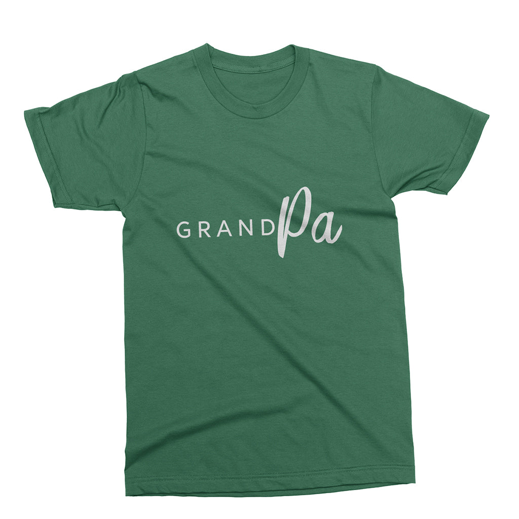 T-shirt Love Grandpa - Imprimé Lettre Grand-père, Tailles S à 3XL, 100% Coton - Neuf Avec étiquettes