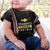 Grandpa and Grandpa's Fishing Partner_short sleeve Graphic Matching T-Shirts for Grandpa and Grandchild_Baby Boy Model_Black Color at TeeLikeYours.com