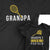 Grandpa and Grandpa's Tennis Partner_short sleeve Graphic Matching T-Shirts for Grandpa and Grandchild at TeeLikeYours.com