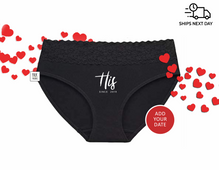 His & Hers - Couple Matching Underwear  Panties and Boxer Brief Set –