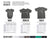 Hoppy Little Dude and Babe - Easter Siblings Shirts size chart