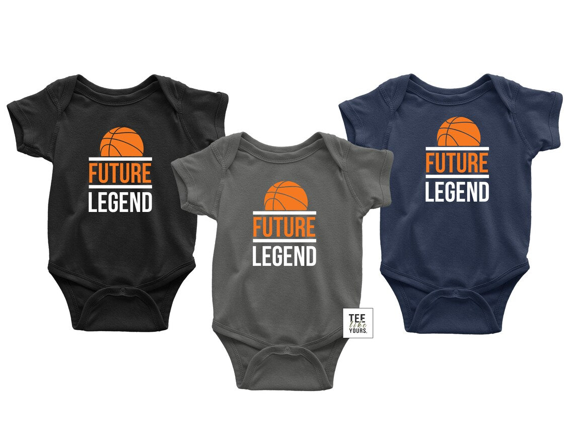 Legend & Future Legend | Matching Basketball T-shirts for Father and Kids | Casual Basketball outfit | Dad's Birthday Gift Idea | New dad gift | Fathers Day gift | Price per item