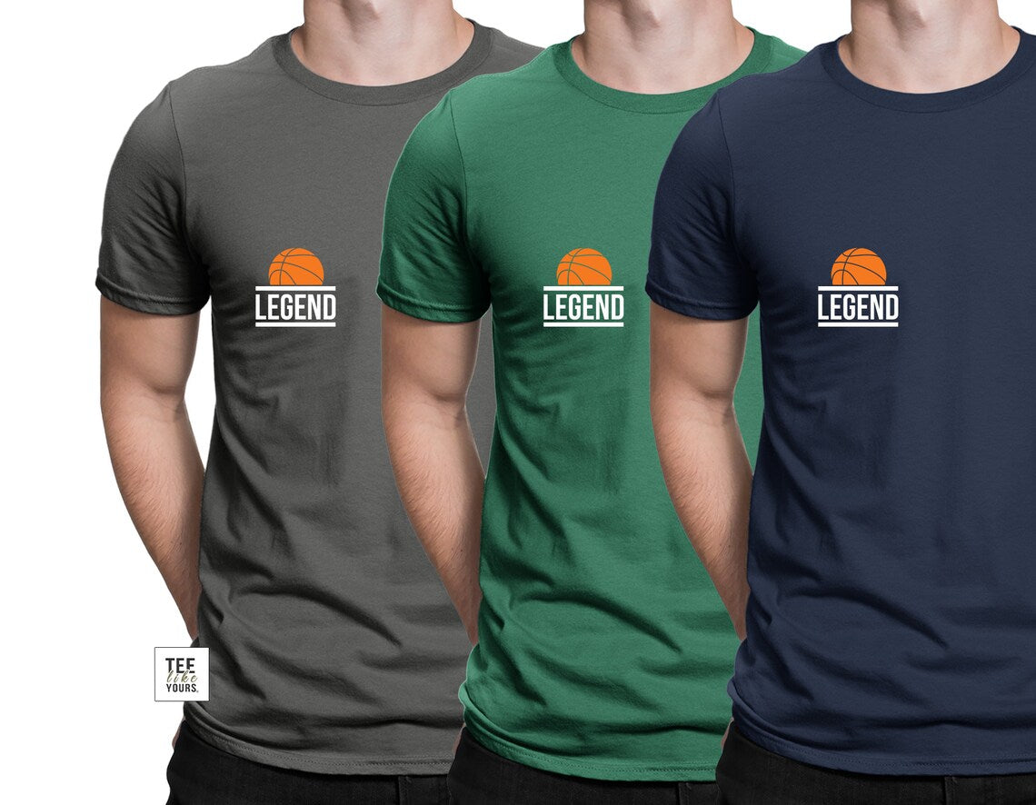 Legend & Future Legend | Matching Basketball T-shirts for Father and Kids | Casual Basketball outfit | Dad's Birthday Gift Idea | New dad gift | Fathers Day gift | Price per item