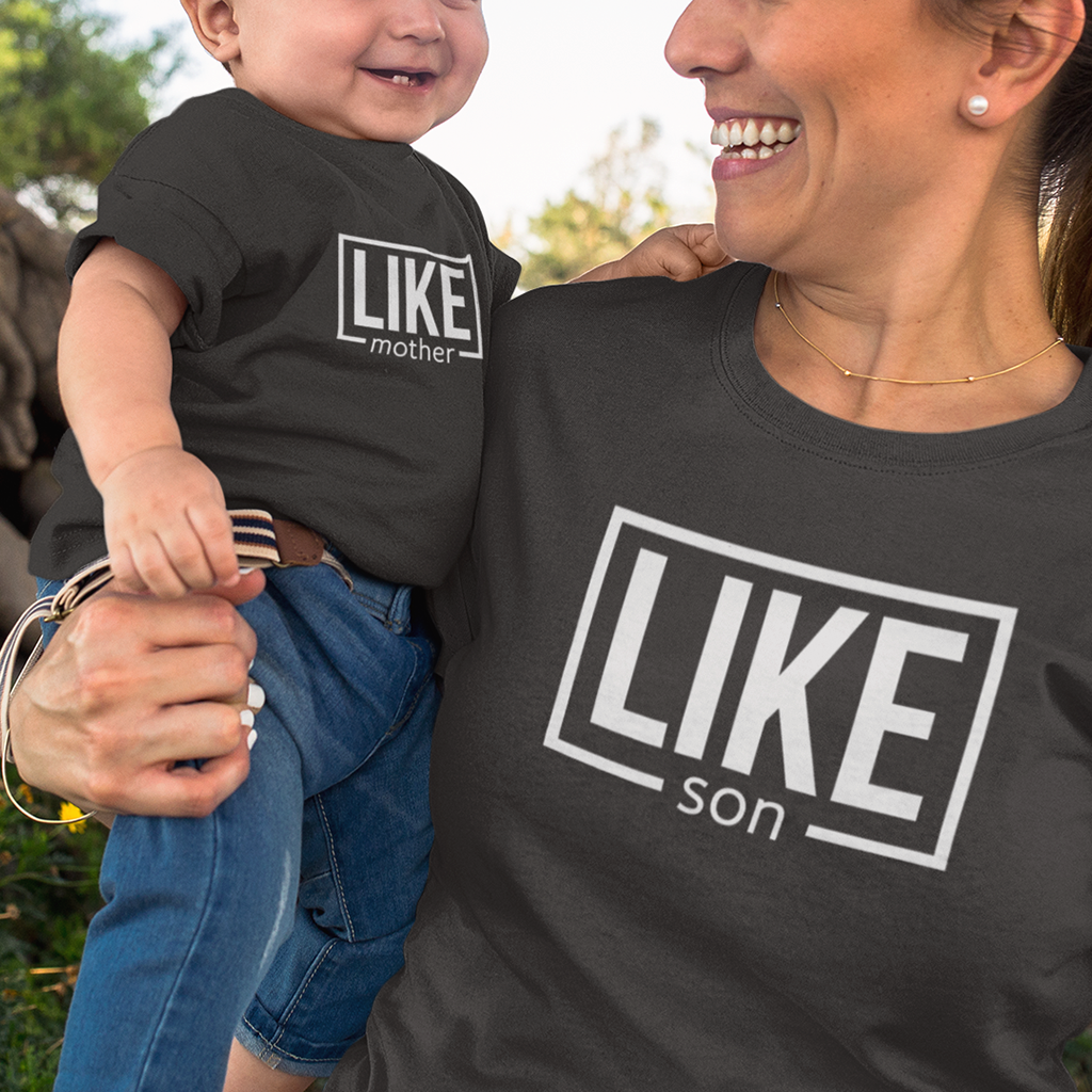 Matching t shirts for mother shop and son