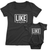 Like Mother Like Daughter - Graphic Matching Family Outfit_Black and White Colors at TeeLikeYours.com