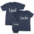 Loud, Louder and Loudest_short sleeve Graphic Matchng T-Shirts for Whole Family_Navy color at TeeLikeYours.com