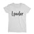 Loud, Louder and Loudest_short sleeve Graphic Matchng T-Shirts for Whole Family_White color at TeeLikeYours.com