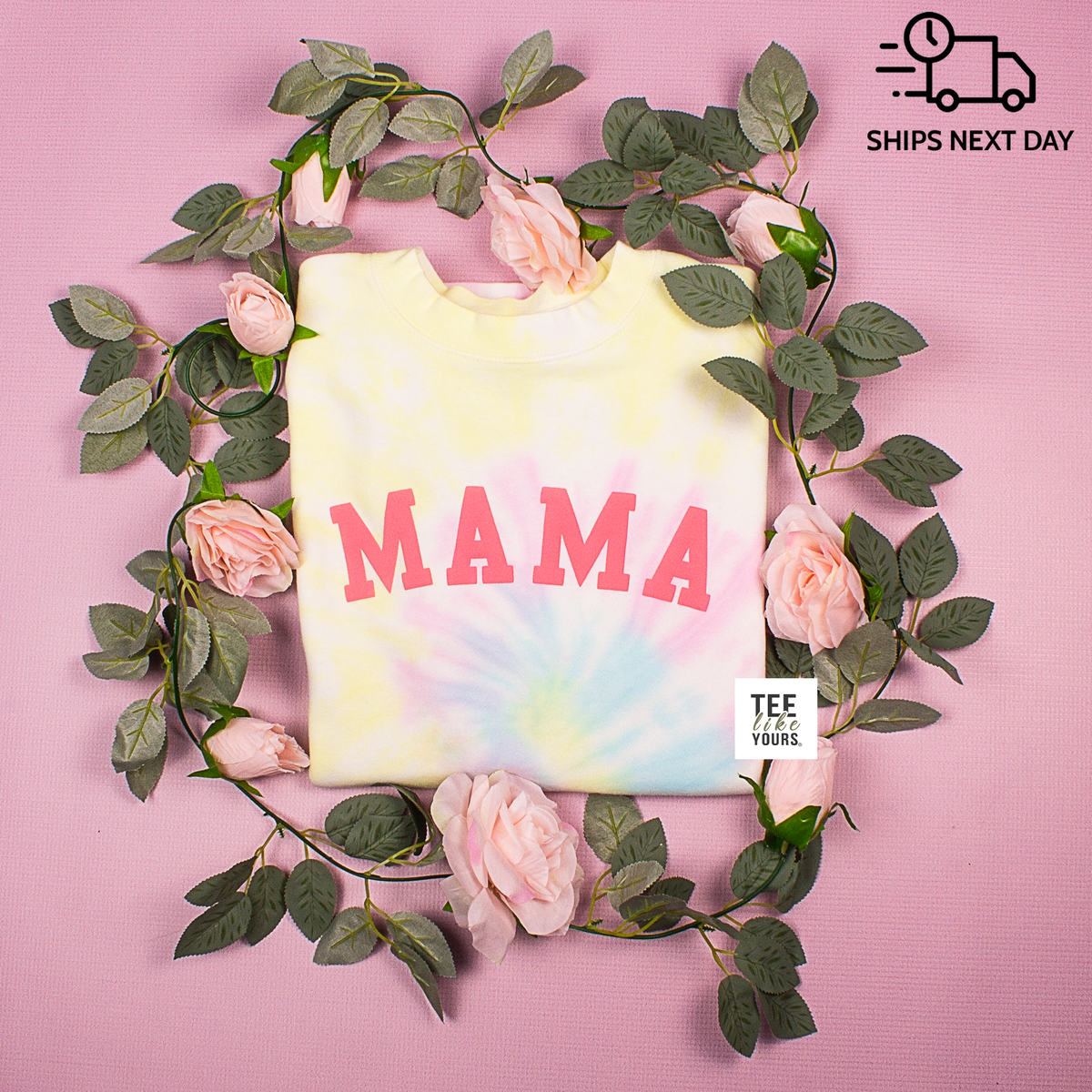 Tie Dye Mama Sweatshirt, Mother's day gift, Valentine Gift for Mom, New Mom Gift, Holiday Gift for Mom, Birthday Gift, Mama Crewneck Sweater