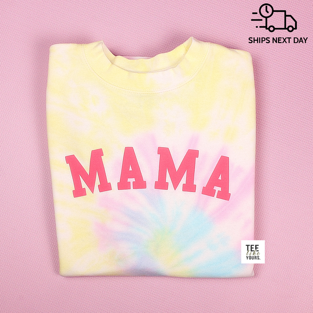 Tie Dye Mama Sweatshirt, Mother's day gift, Valentine Gift for Mom, New Mom Gift, Holiday Gift for Mom, Birthday Gift, Mama Crewneck Sweater