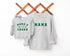 Mama & Mama's Lucky Charm St Patrick's Day Sweatshirts for Mom and Baby. Mommy and Me Outfit, Shamrock Sweatshirts, Baby St Patrick's Day