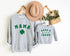 Mama & Mama's Lucky Charm St Patricks Day Sweatshirts for Mom and Baby. Mommy and Me Outfit, Shamrock Sweatshirts, Baby St Patrick's Day