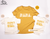Mama & Mama's Girl, Matching Mommy and Me Flower Shirts, Mustard / Natural