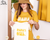 Mama & Mama's Girl, Matching Mommy and Me Flower Shirts, Mustard / Natural