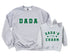 Matching Dada & Dada's Lucky Charm Sweatshirts for Saint Patrick's Day. Daddy and Me Outfit, Shamrock Baby Girl Onesie, Lucky Dad and Girl