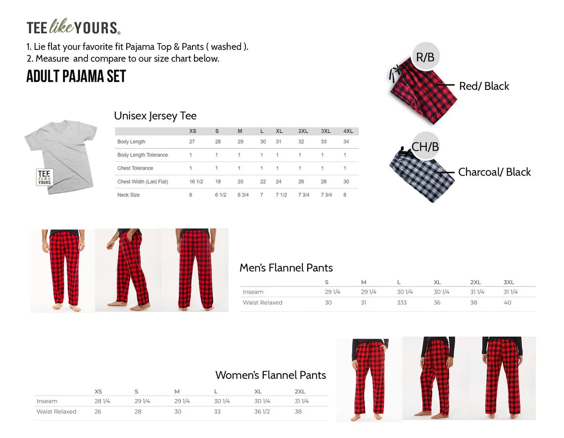 Merry & Married Couple Christmas Pajamas – Personalized Newlywed Matching Sleepwear