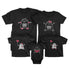 Monster Family - short sleeve Graphic Matching T-Shirts for All Family