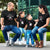 Monster Family_short sleeve Graphic Matching T-Shirts_Black Color at TeeLikeYours.com_Entire Family_Models