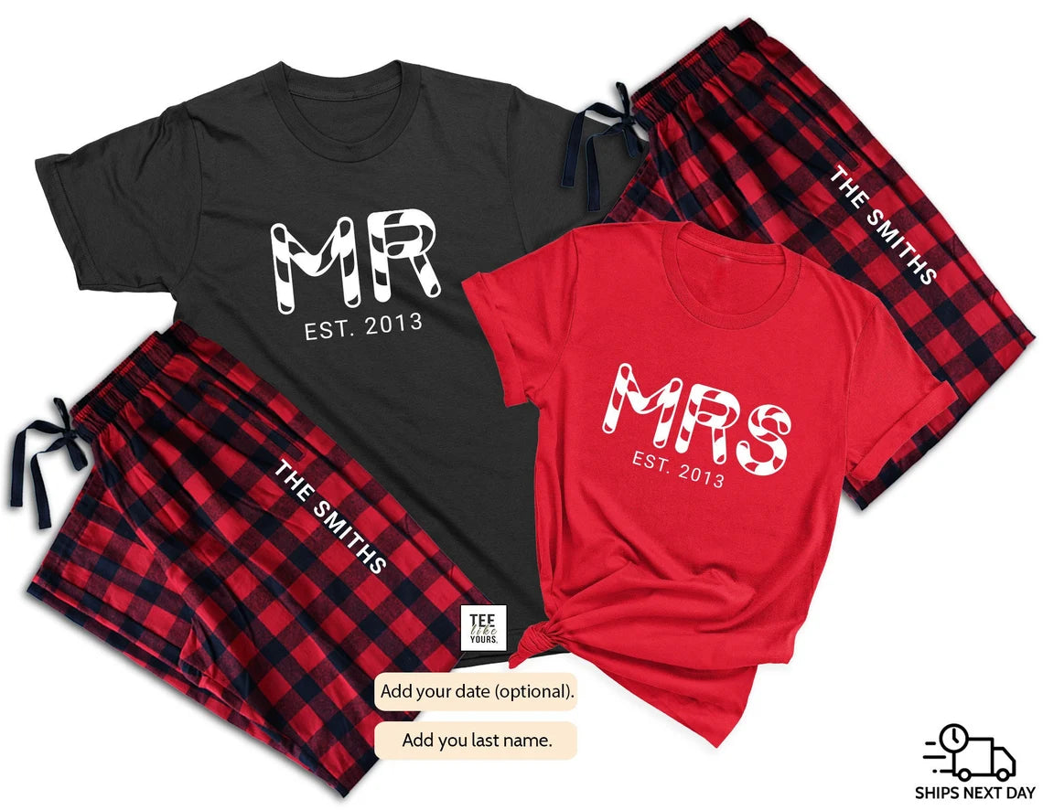 Matching mr and mrs pjs sale