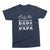 Only the Greatest Dads get Promoted to Papa_Pregnancy Announcement short sleeve Graphic T-Shirt_navy color at TeeLikeYours.com