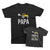 Papa and Papa's Little Helper_short sleeve Graphic Matching T-Shirts for Grandpa and Grandchild_Black color at TeeLikeYours.com