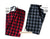 Personalized His & Hers Matching Pajama Set with Custom Year – Couples Flannel Sleepwear for Anniversary, Valentine’s Day, Engagement & Christmas | Set of 1 t-shirt and 1 flannel pants | Price per Set