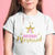 Short Sleeve Birthday Girl Graphic T-Shirt_year 4 at TeeLikeYours.com
