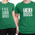 The Boss and The Real Boss - Graphic Matching T-Shirts for Couple color Kelly Green at TeeLikeYours.com