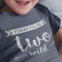 Today I'll Be Two Wild - Girl or Boy Second Birthday Party Tee