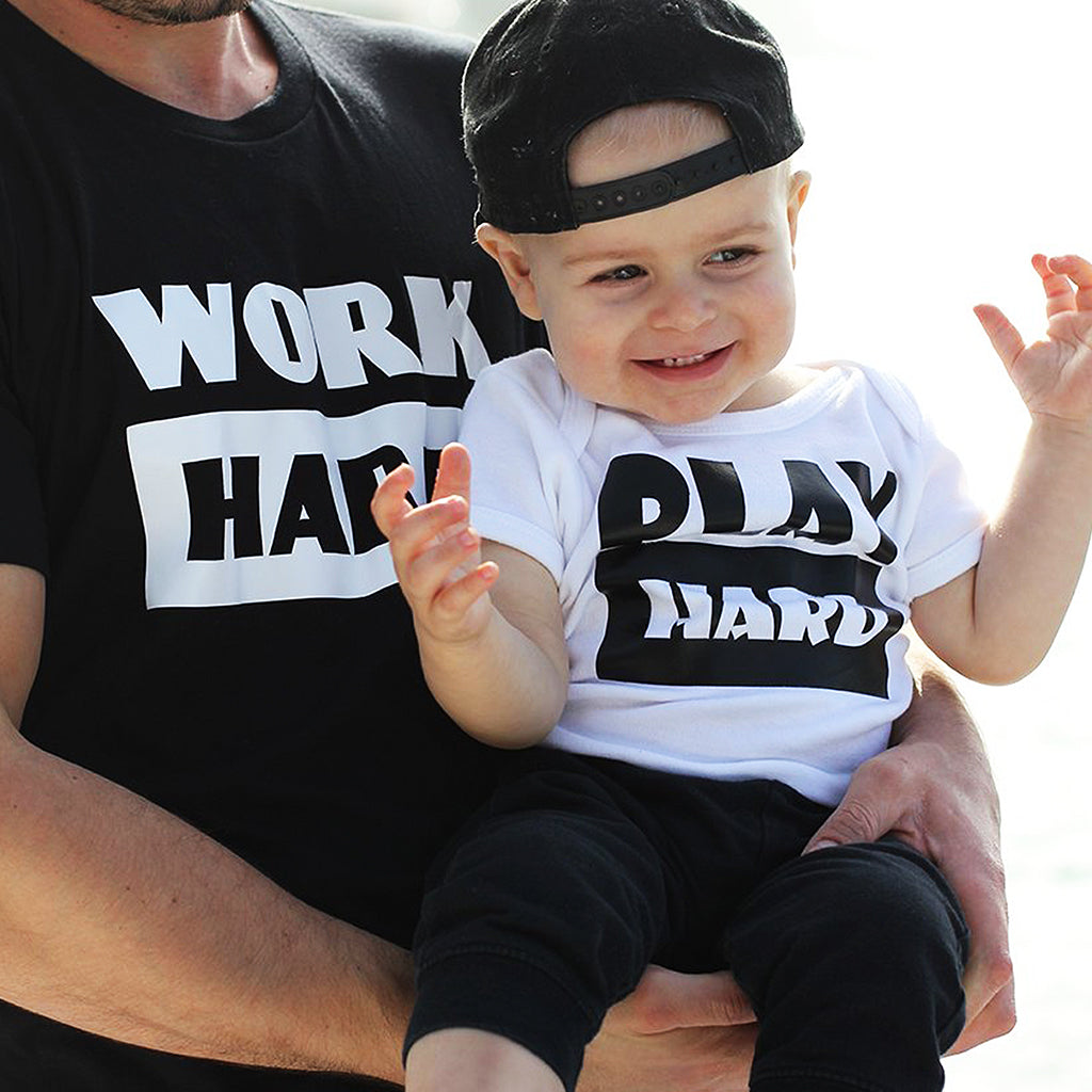 Daddy mommy and best sale baby matching shirts