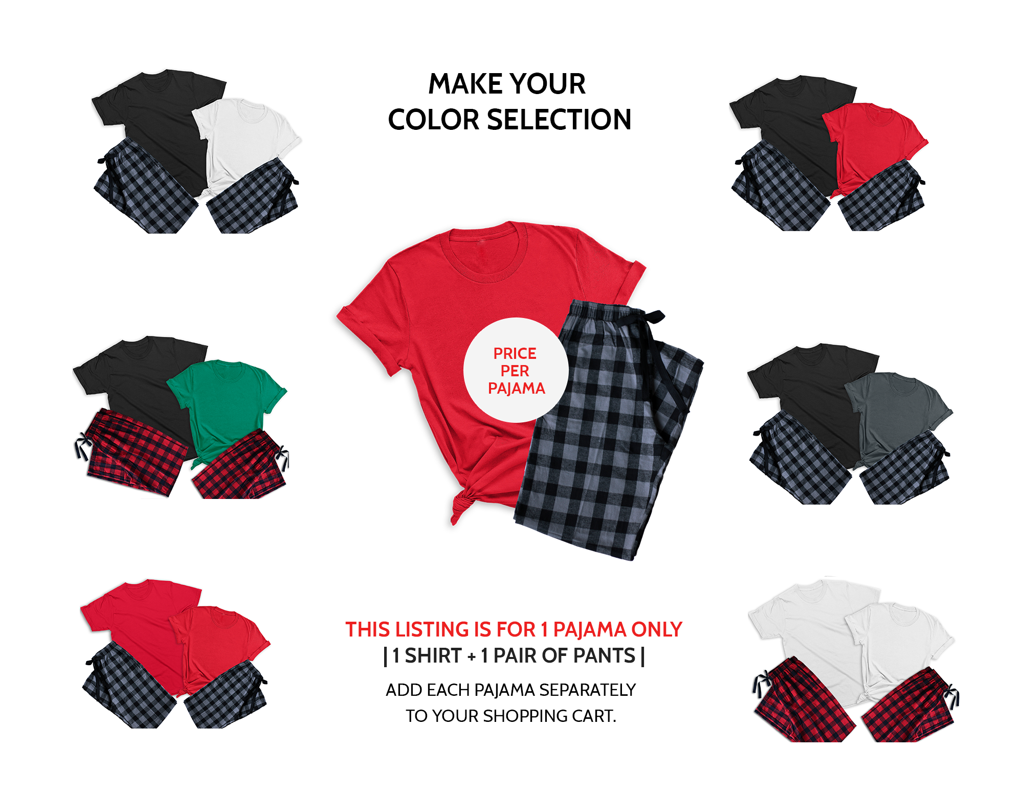 Our First Christmas Together matching PJs Couples Christmas